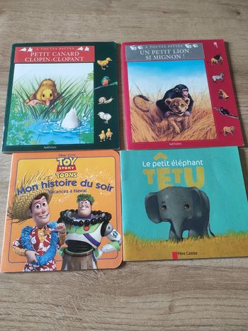 Lot 4 petits livres d'histoire