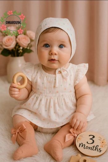 Ensemble complet 3 pièces sergent major fille 3 mois 🎀