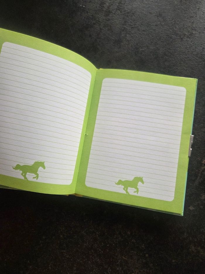 Journal intime carnet bloc note cheval - photo numéro 2