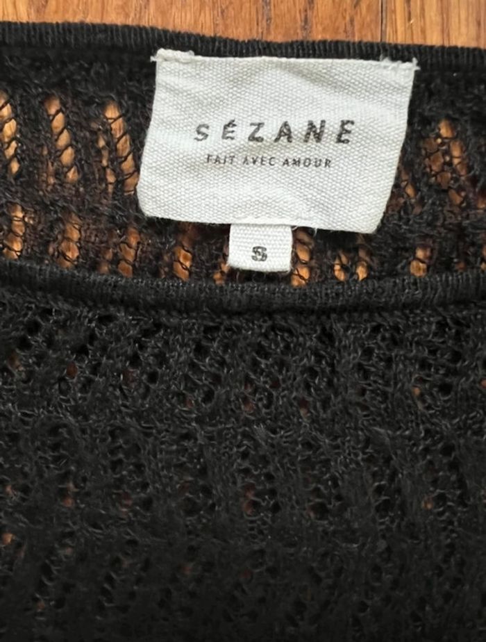 Maille Dylan noire Sézane – Taille 36 - photo numéro 5