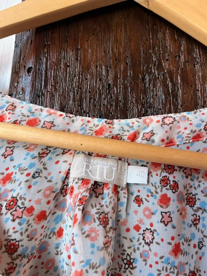 Blouse fleurie Jacqueline Riu – Taille 40 - photo numéro 7