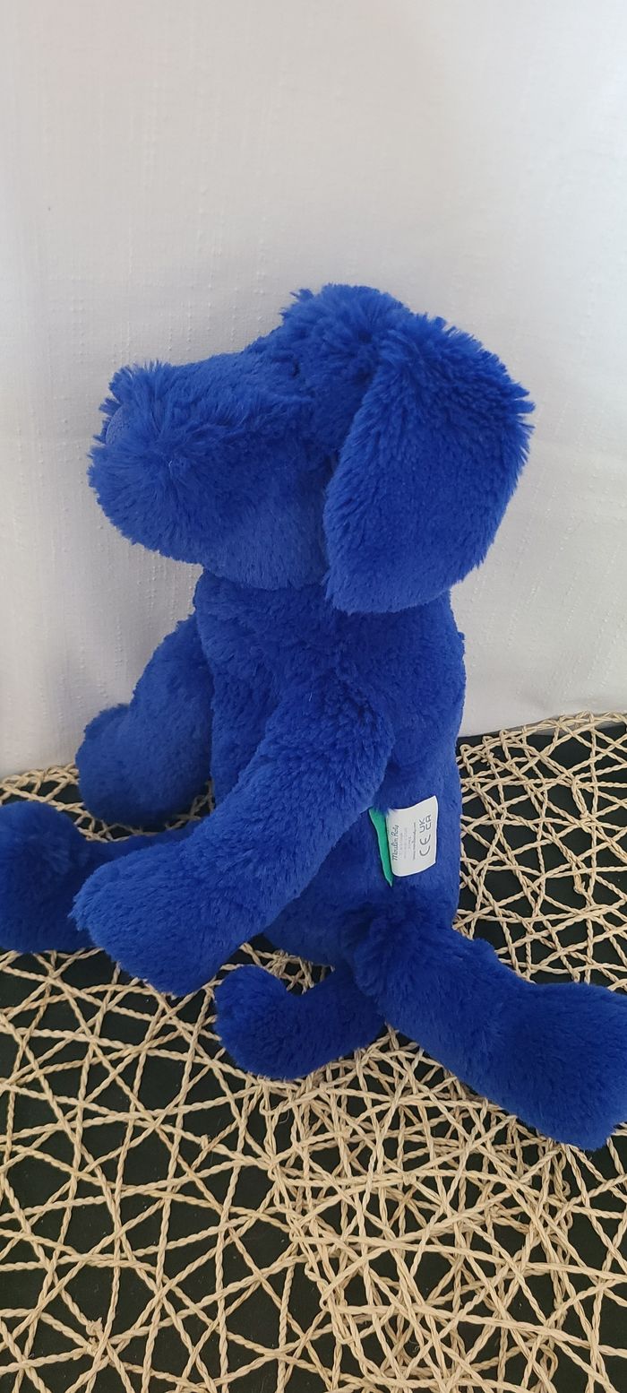 Ecole des loisirs Peluche Chien Bleu - photo numéro 2