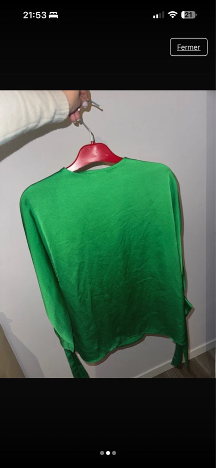 Chemisier vert - photo numéro 2
