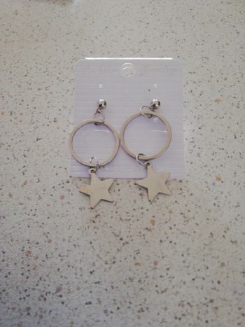 Boucles d oreilles argenté