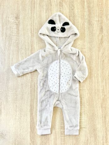 Combi-pyjama ours hiver bébé fille