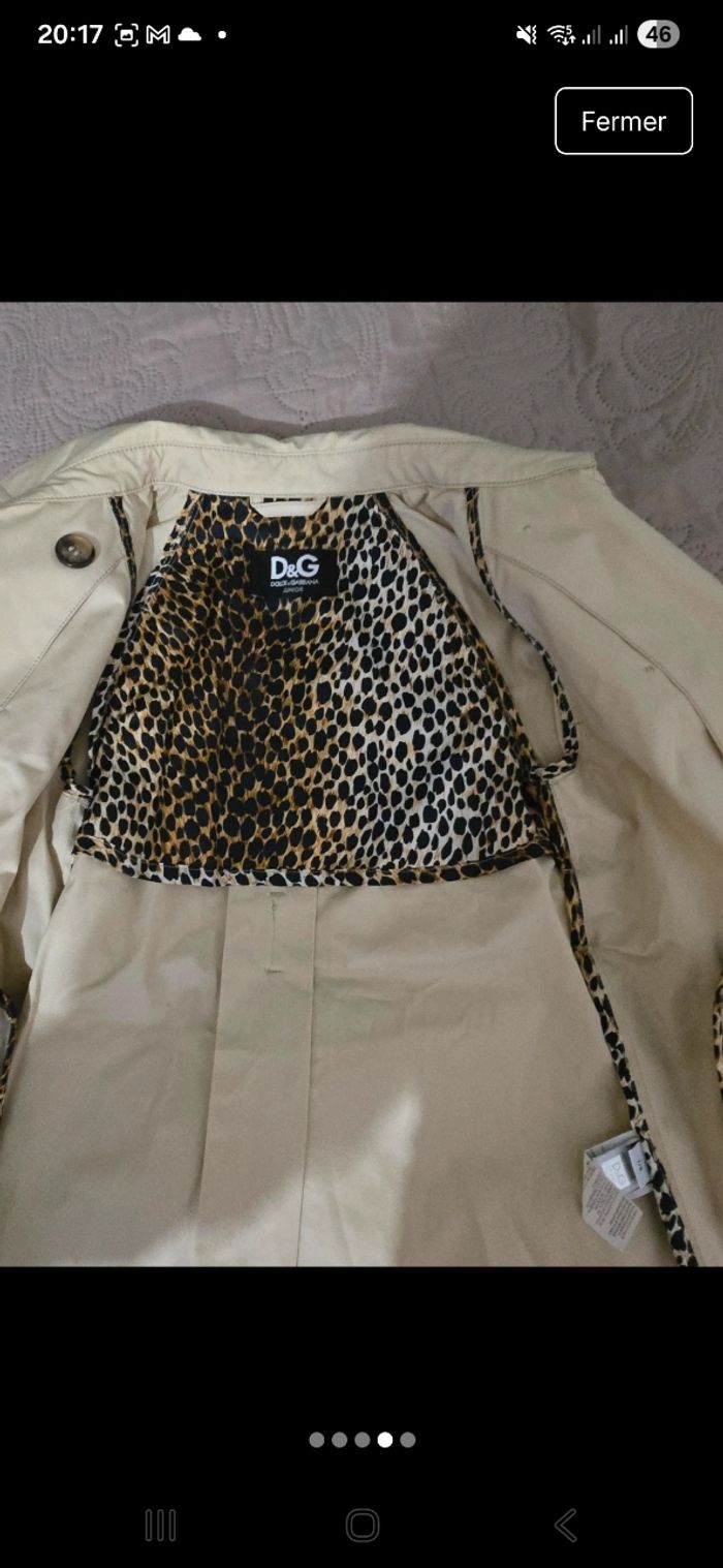 Manteaux fille dolce &gabbana 7ans - photo numéro 4