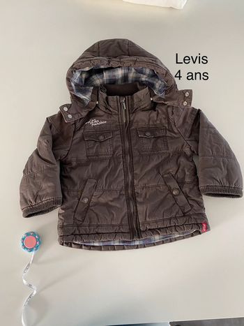 Manteau Levis brun 4 ans