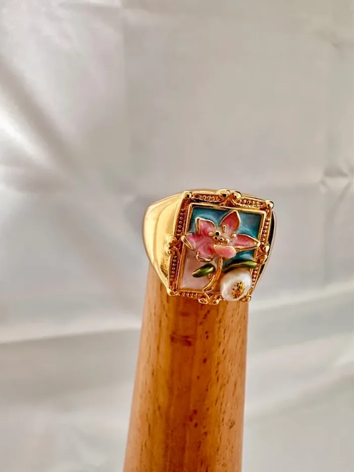 Bague vintage unique fabrication artisanale