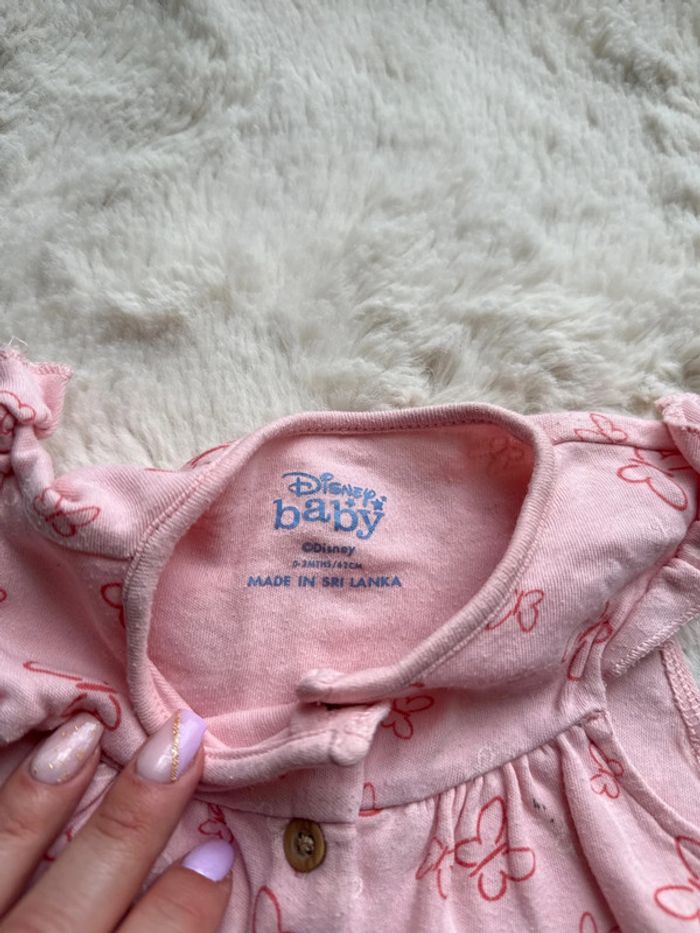 Combi short rose pink Minnie Moise Disney 3 mois - photo numéro 3