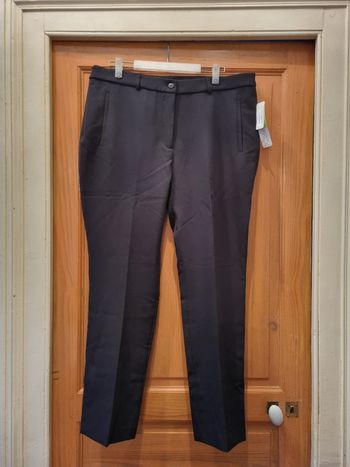 Pantalon droit noir Perfect Fit effet ventre plat Damart taille 50 neuf