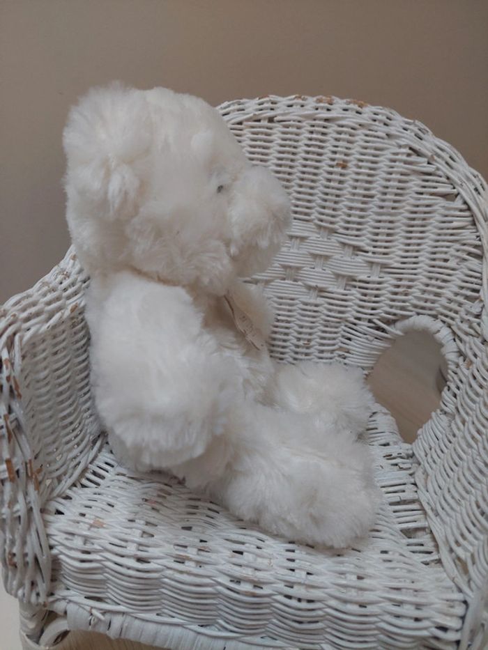 Histoire d'ours - peluche ourson blanc calins - photo numéro 2