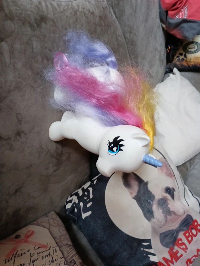 Jouet poney tête amovible