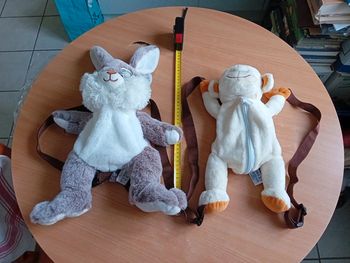 Sac à dos lapin et singe