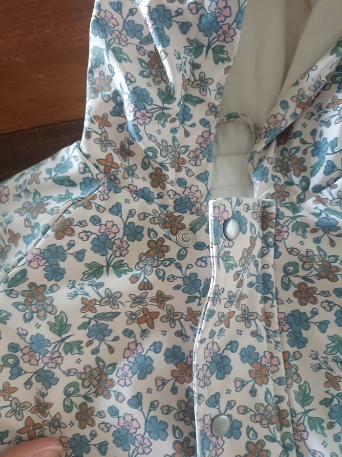 Imperméable à fleurs - fille 12 mois - photo numéro 2