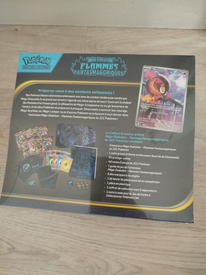 Pokémon Coffret ETB Flammes Fantasmagoriques ME02 – Neuf et scellé - photo numéro 4