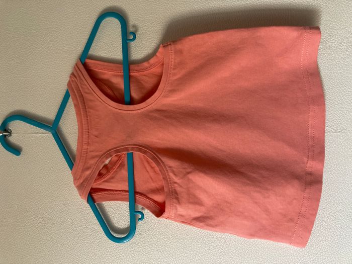 lot 2 Tee-shirts sans manche arc en ciel et cornet de glace - photo numéro 3