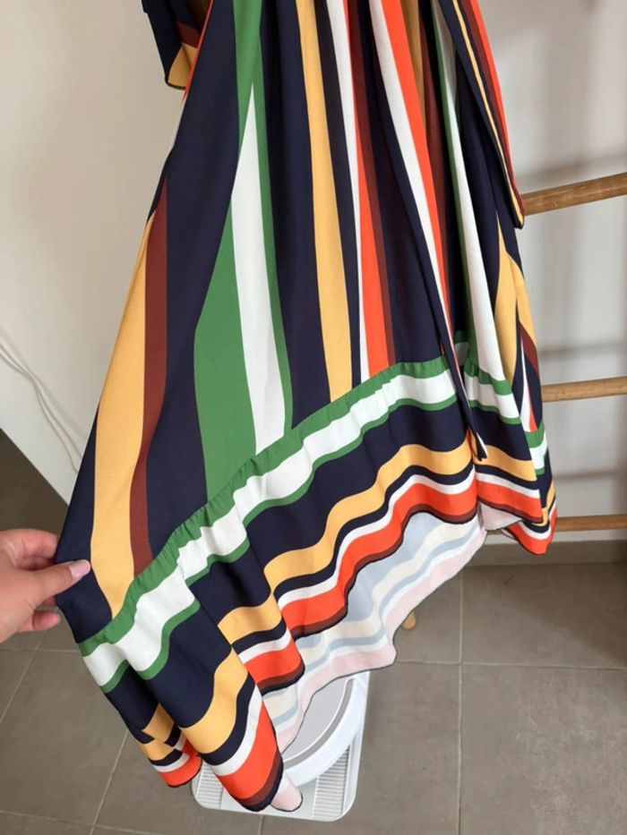 Robe colorée verte orange jaune - Made in Italy taille M - photo numéro 10