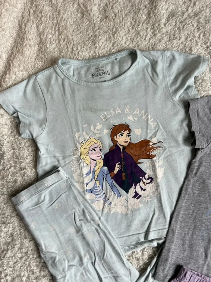 Lot pyjamas la reine des neiges - photo numéro 3