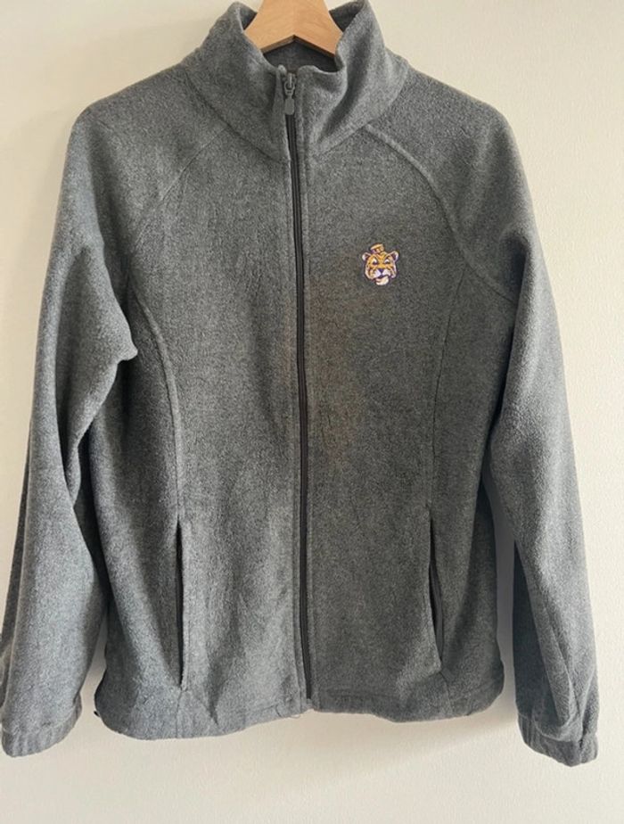 Polaire Harriton vintage taille L couleur grise. L. Très bon état - photo numéro 2