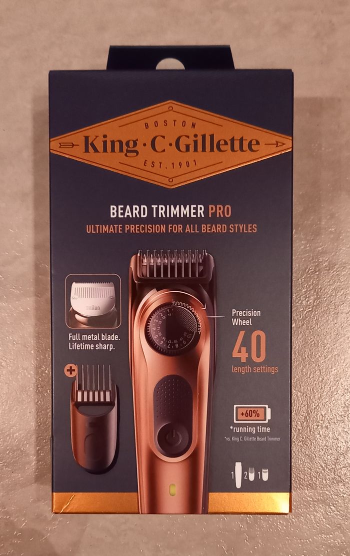 Tondeuse à Barbe Electrique King C. Gillette PRO sans le code-barres