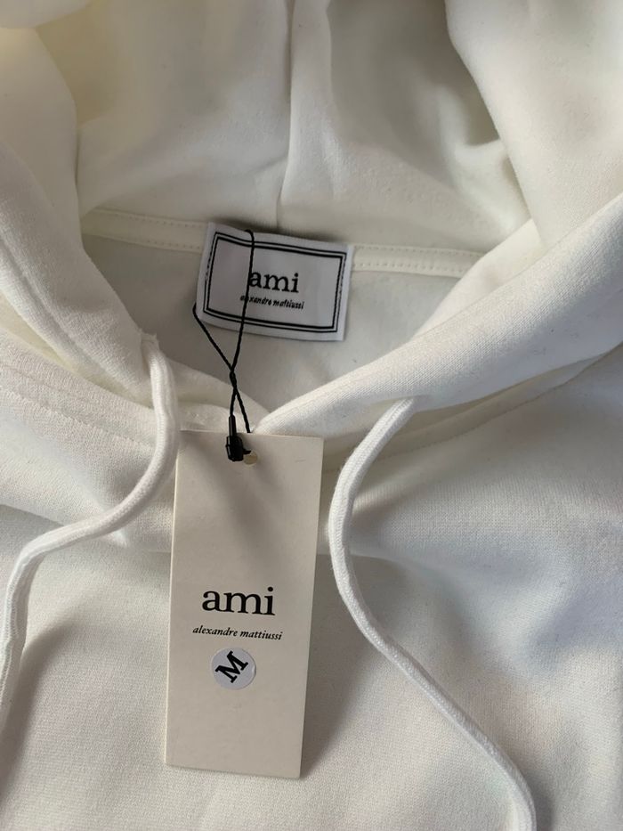 Pull ami paris blanc Taille : M - photo numéro 2