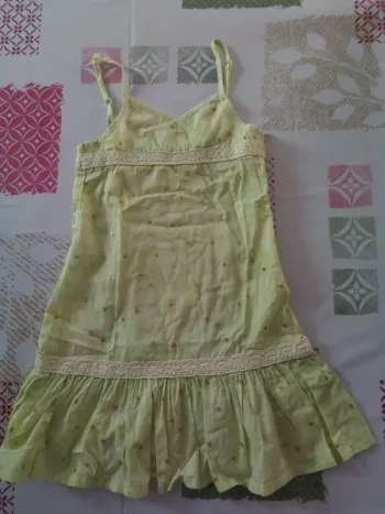 Robe d été à petites bretelles 3 ans (207)