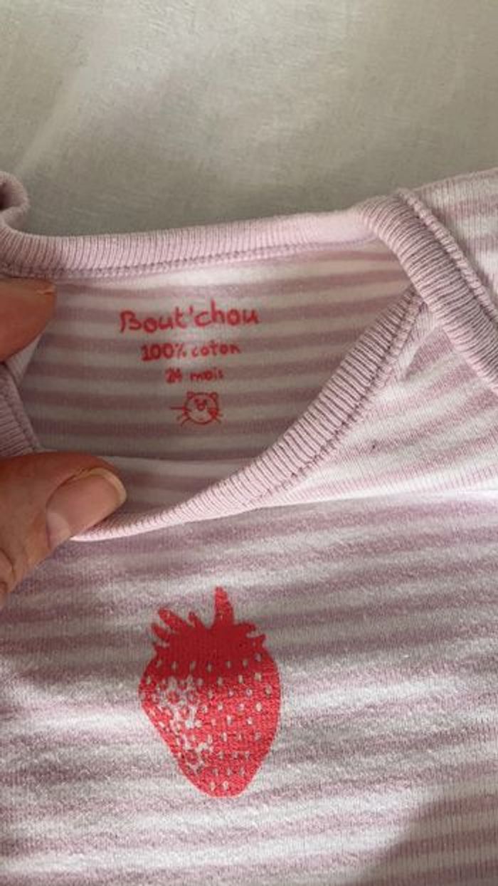 Bout’chou 3 bodies 24 mois lilas - photo numéro 8