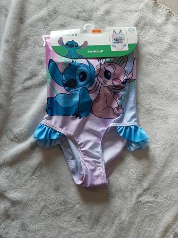 Maillot de bain disney stitch et angel neuf 3 - 4 ans fille