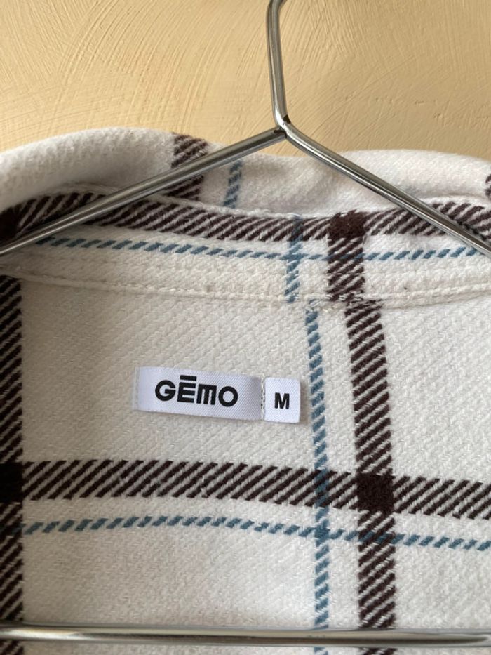 Chemise à carreaux épaisse Gemo M - photo numéro 8