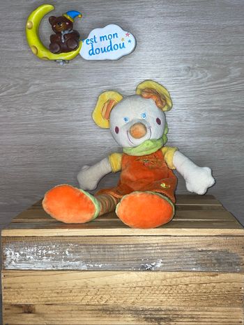 MD75 doudou souris mots d’enfants