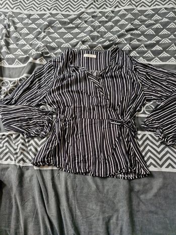Blouse cache cœur 44