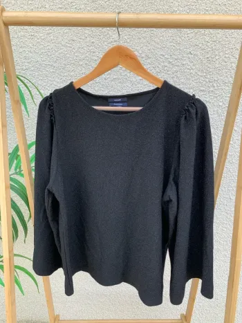 Blouse noire manches longues