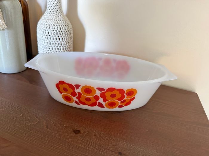 Cocotte Arcopal motifs fleurs - Lotus - photo numéro 2