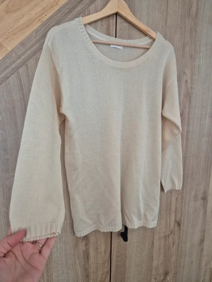 Pull léger crème taille 40 Promod - photo numéro 2