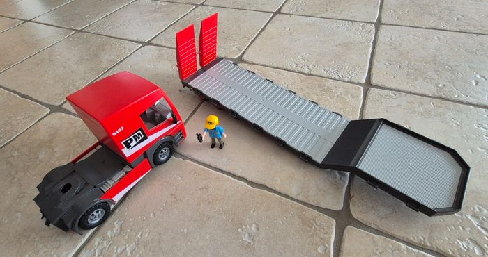 Playmobil 5467 camion et grande remorque