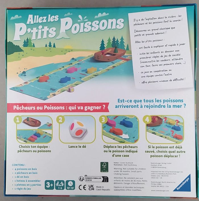 Allez les P'tits Poissons - Jeu de société sous emballage - photo numéro 2