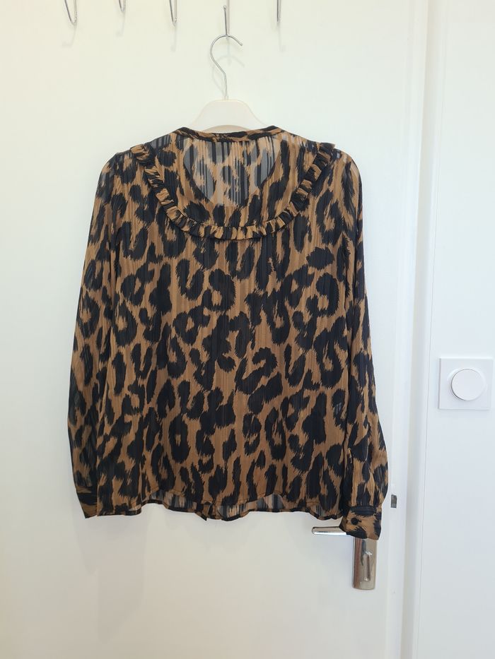 Chemisier blouse mango taille S - motif léopard - photo numéro 9