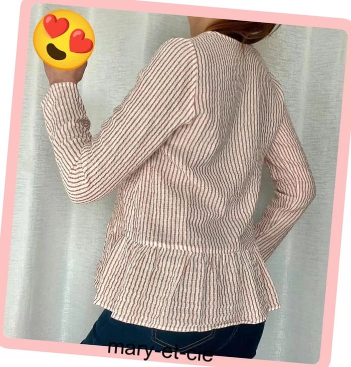 Blouse manches longues taille 34 - mademoiselle D - photo numéro 4