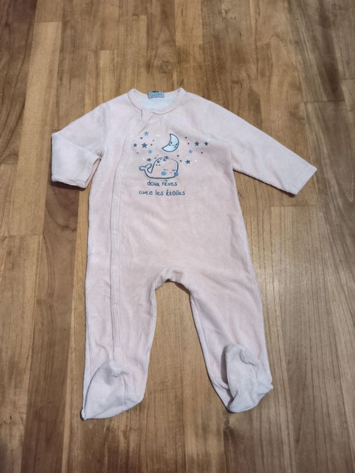 Pyjama une pièce Le phare de la baleines 12mois 74cm