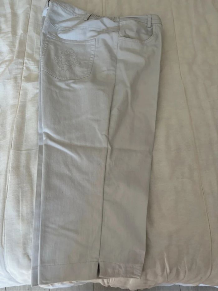 Pantalon court Damarr 52 bleu ciel/gris