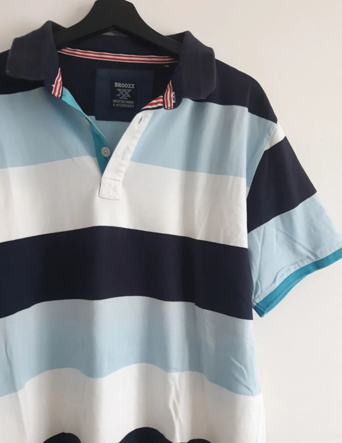 Polo rayé Brooxx XXL - photo numéro 2