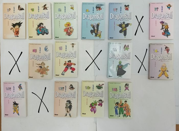 DragonBall pastel lot 14 mangas du 1 au 19 - photo numéro 2