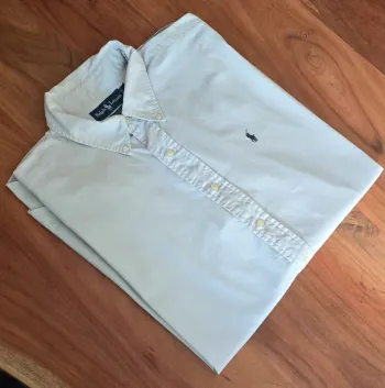 Chemise Ralph Lauren grise - Modèle Blake - Taille XL