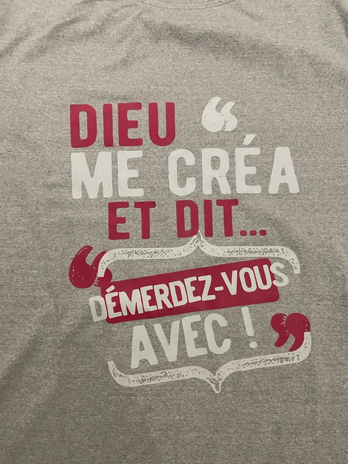 Tee Shirt femme humoristique taille L neuf - photo numéro 2