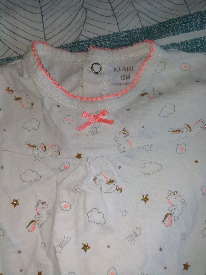 Pyjama coton été fille 18 mois kiabi - photo numéro 3