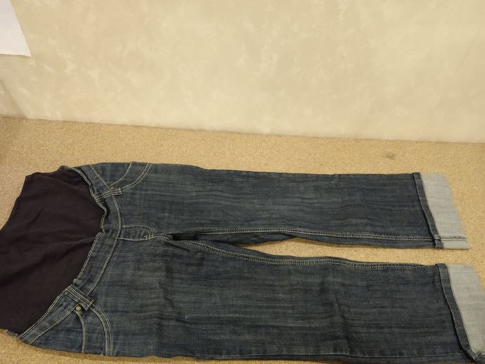 Pantacourt maternité jean