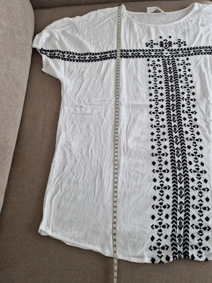 Tunique blanche a motif noir Promod - photo numéro 9