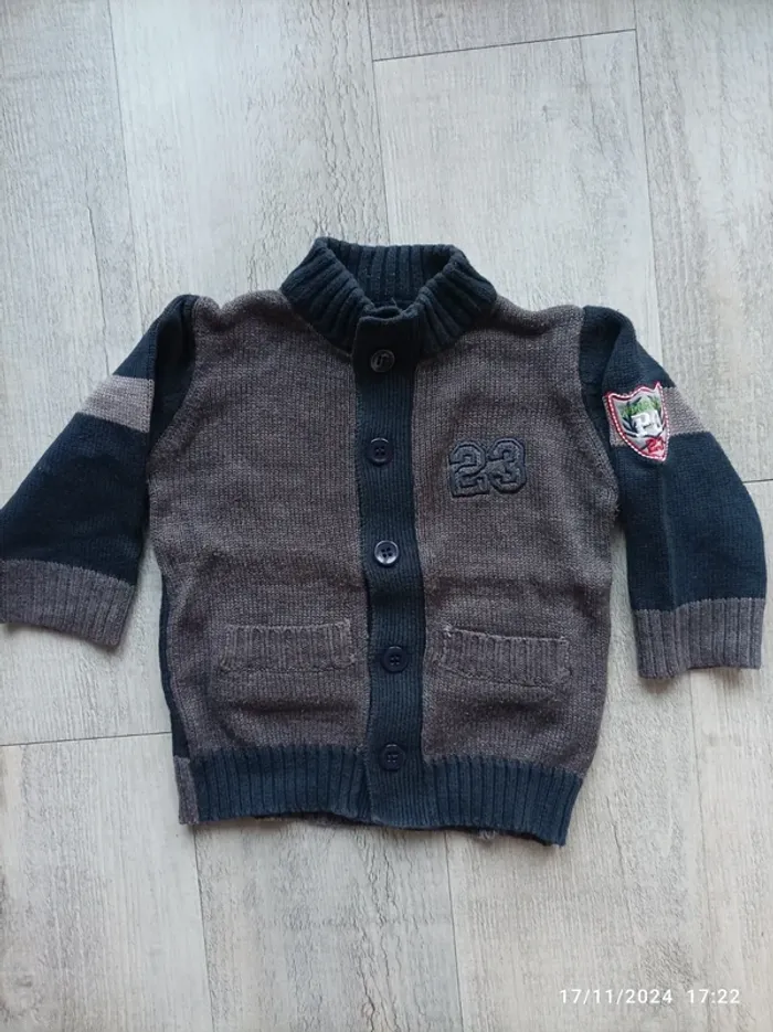 Gilet garçon 12 mois