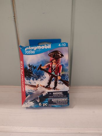 Playmobil 70598 Pirate avec bébé requin