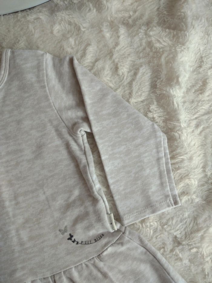 Robe manches longues Fille 12 mois Papillon P'tit bisou - photo numéro 5